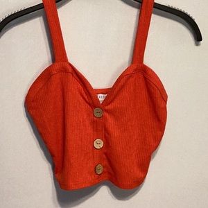 Revamped sweetheart neckline tank size small